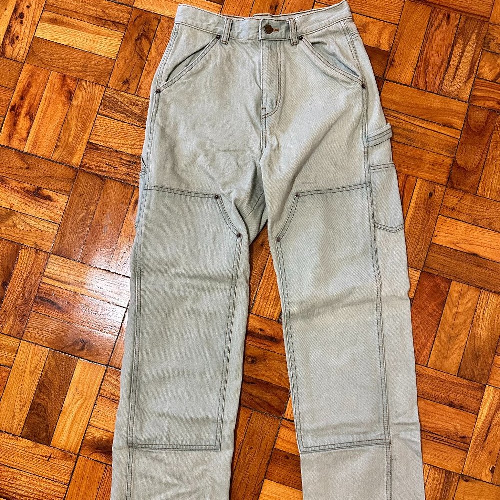 BDG Green Washed High-Waisted Jeans